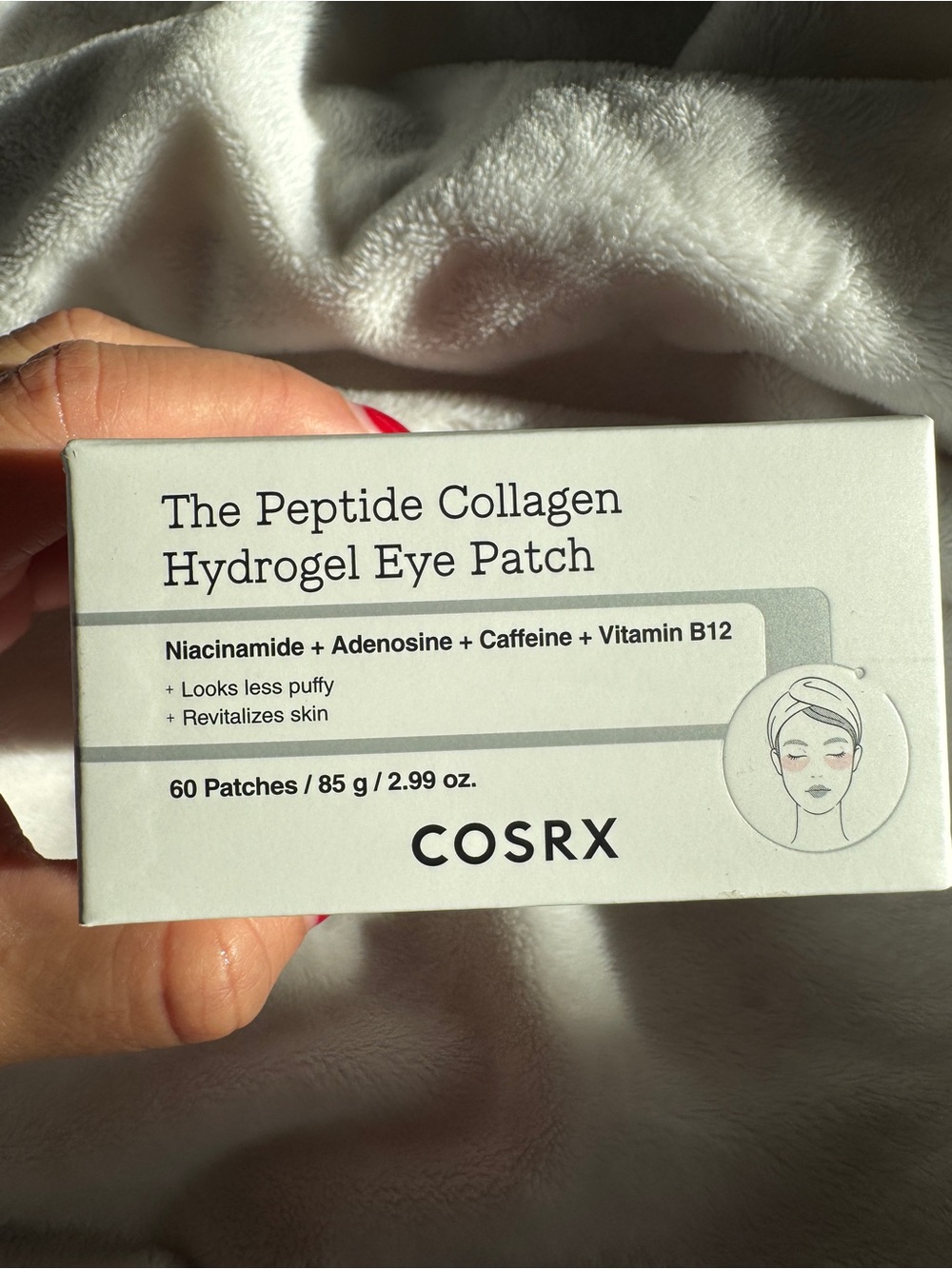 COSRX The Peptide Collagen Hydrogel Eye Patch 60 Patches. Korean Skincare. New